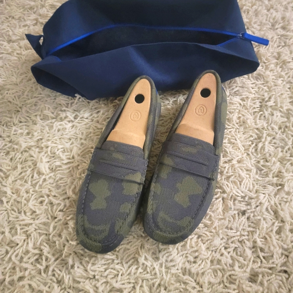 Rothy's Driving Loafer (Camo Green)